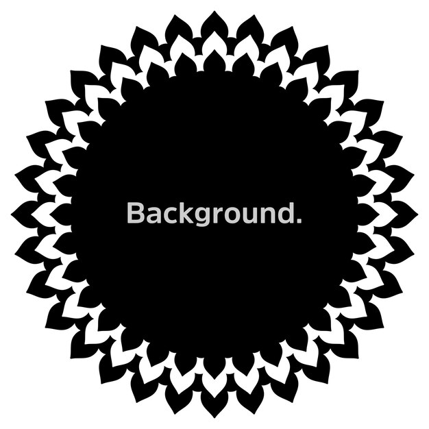 Round frame simple template background