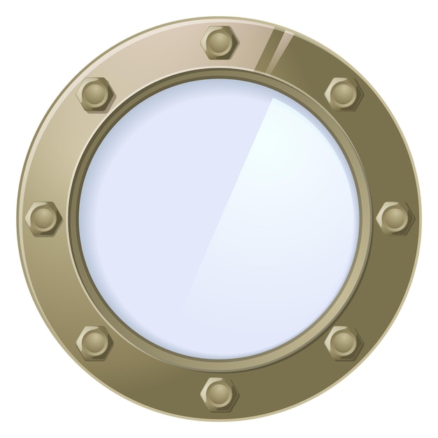 round glass frame ship porthole jet window