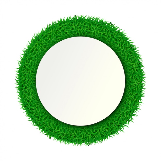 Round grass paper