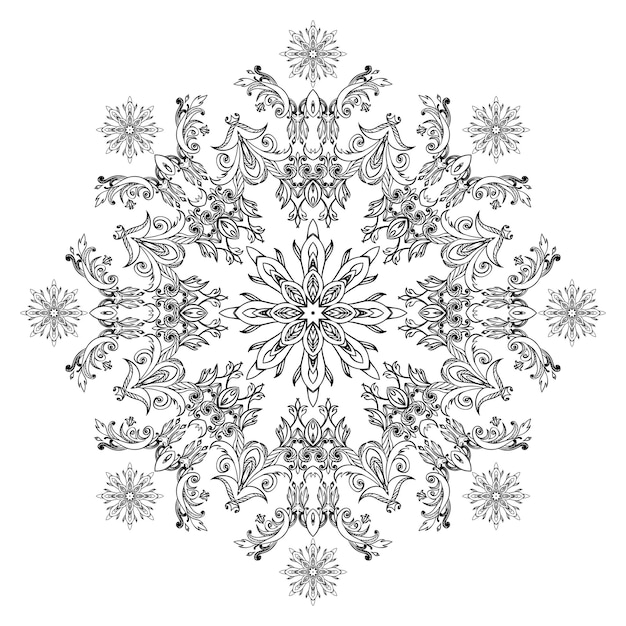 Round lace pattern