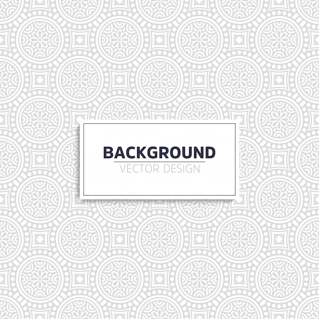 Vector round ornament pattern background