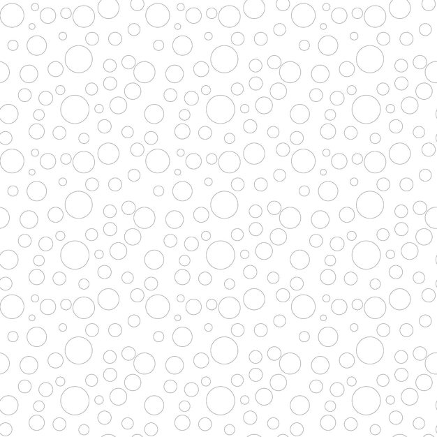 Round Seamless pattern design. Vector Illustration.