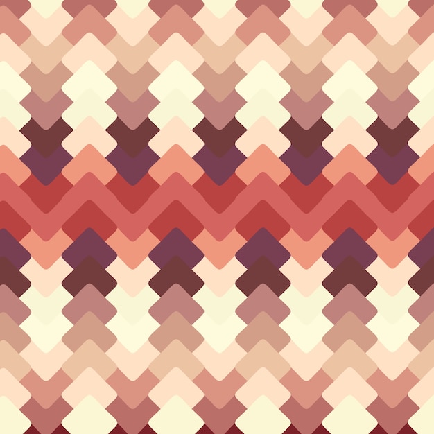 Round vintage seamless pattern