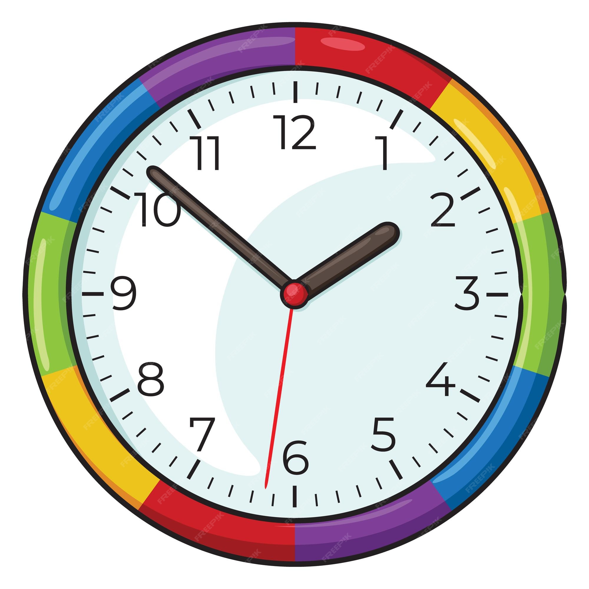 Eastern Standard Time Clock Clipart Free