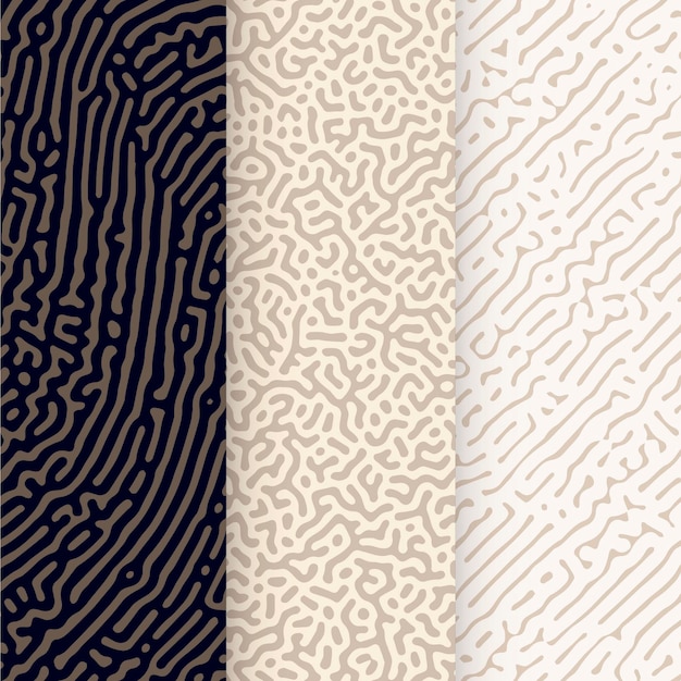 Rounded lines pattern collection