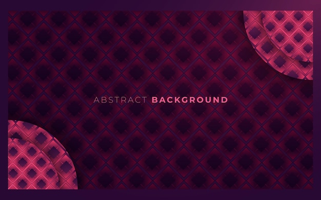 Rounded magenta color background design01