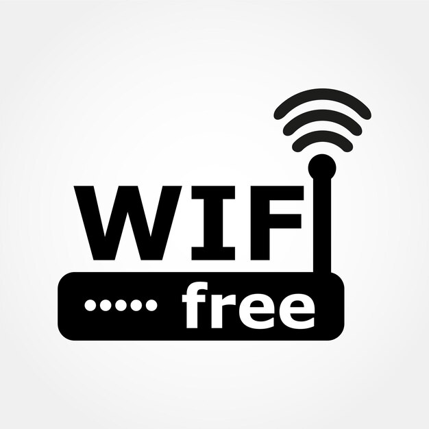 Vector router en wifi-pictogram