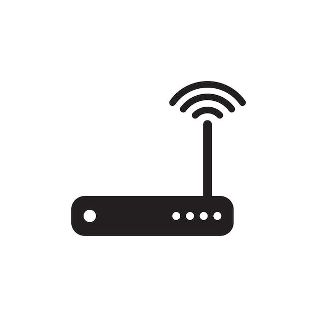 Vector router icon vector illustration