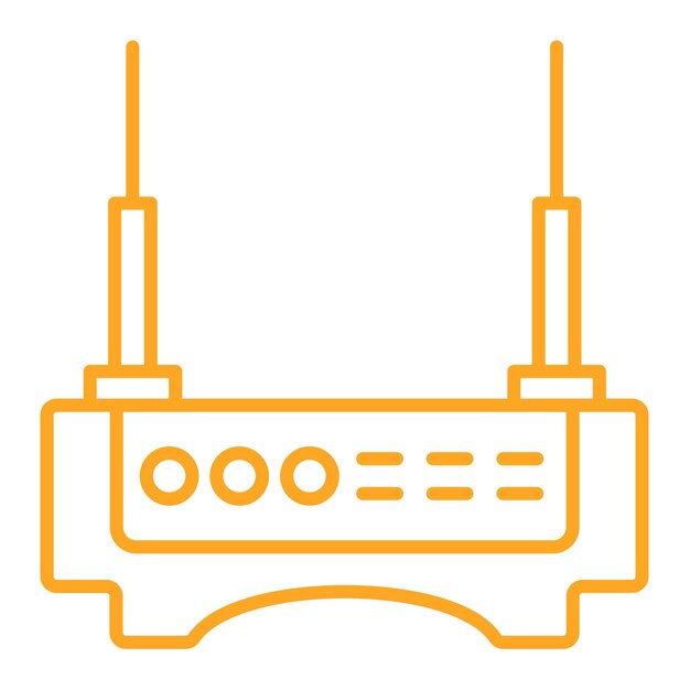 Вектор Икона маршрутизатора