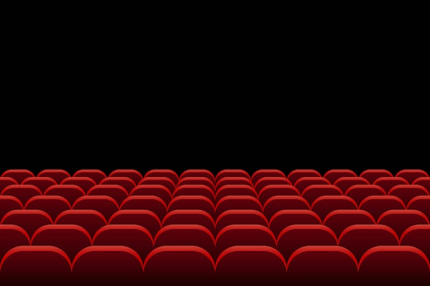 劇場や映画館の座席図の行