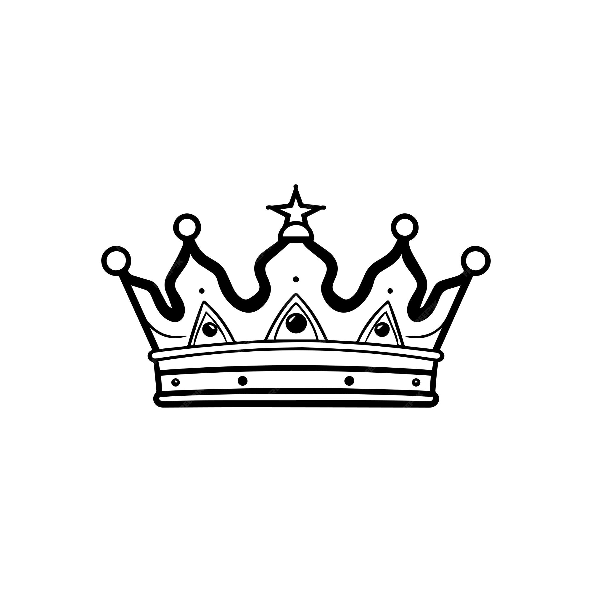 Premium Vector  King queen crown black tattoo calligraphy sign.k