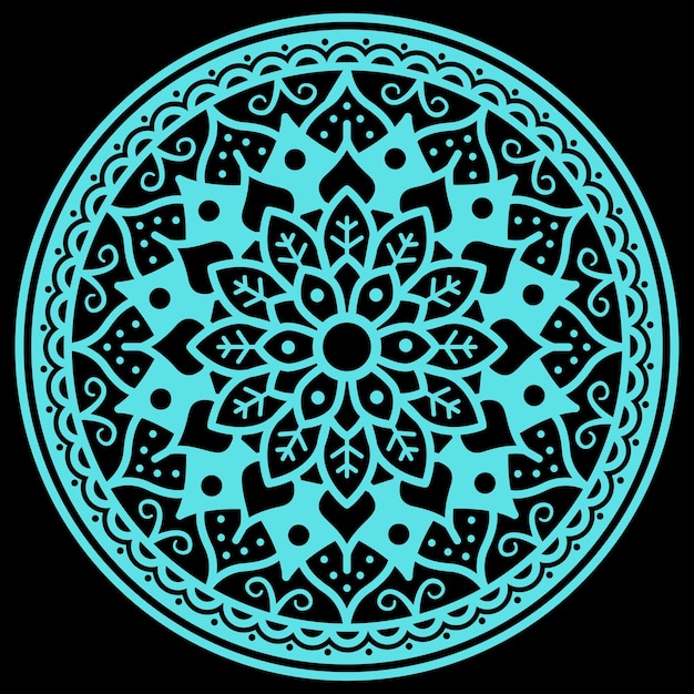 Royal Colorfull Modern Mandala Design