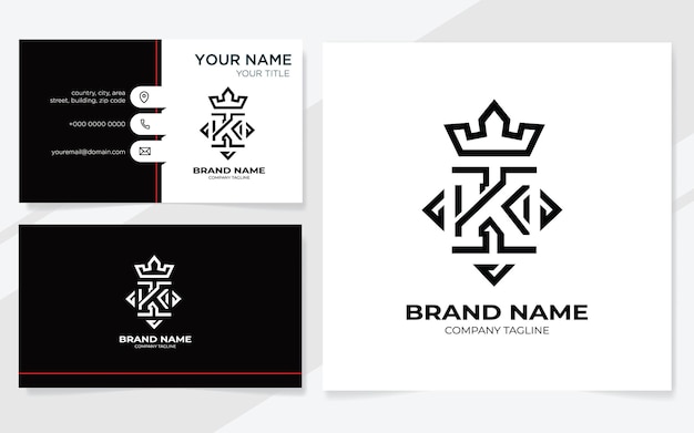 Vector royal crown logo template