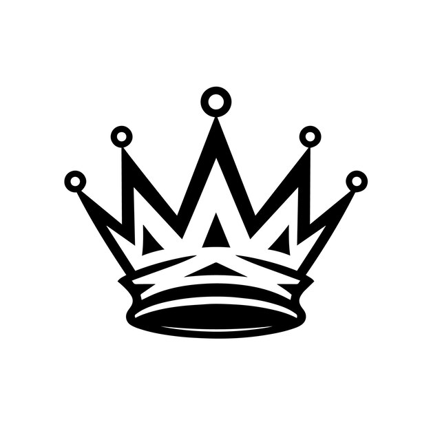 Вектор Векторная иллюстрация логотипа королевской короны вектор королевской короны икона и знак