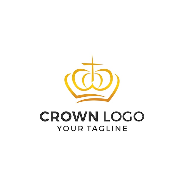 Royal Crown Logo Vector Template