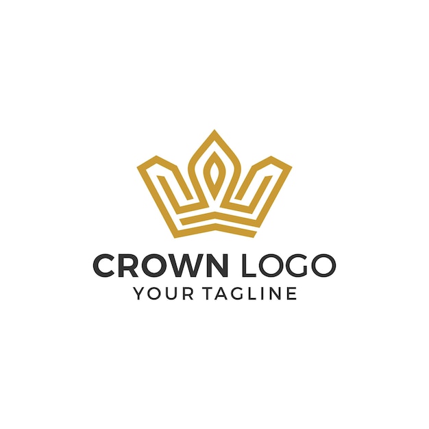 Royal Crown Logo Vector Template