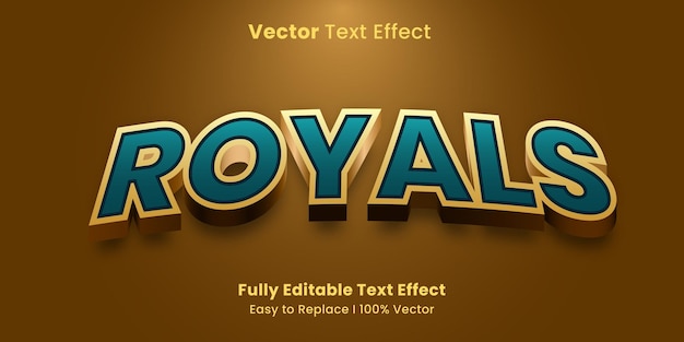 Royal gold text effect editable luxury and elegant text style