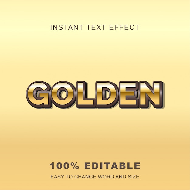 Royal gold text effect