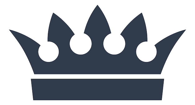 Royal power logo Majesty symbol King crown