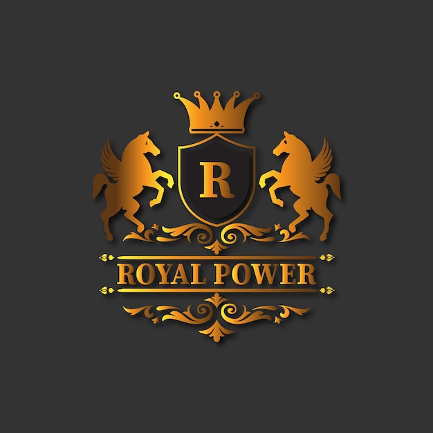Vector royal power logo