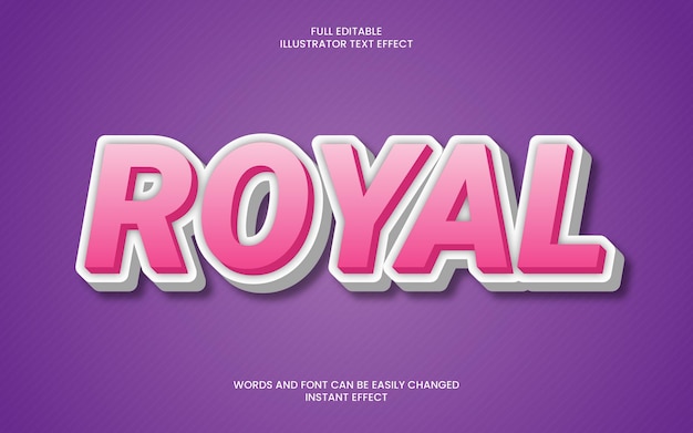 Royal Text Effect