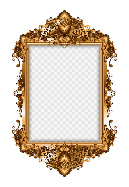 Royal victorian golden frame