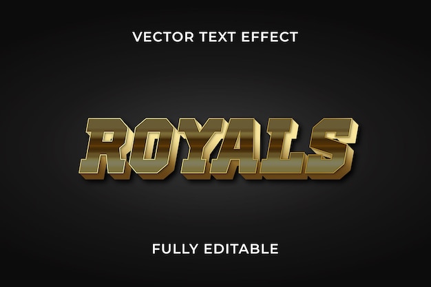 Royals text effect