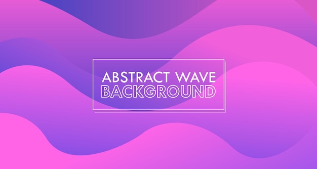 Roze blauwe golvende gradiënt abstracte moderne vector achtergrond