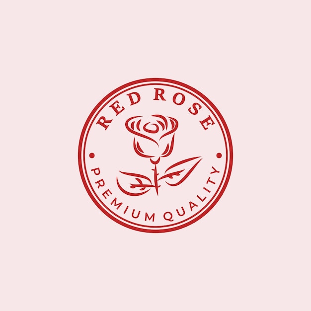 Roze bloem logo sjabloon vectorillustratie