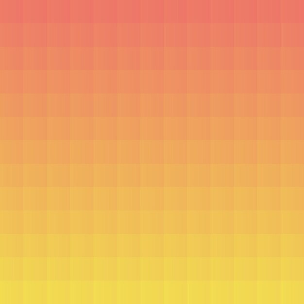 Roze en gele gradiënt vierkante pixel mozaïek patroon achtergrond vector kunst