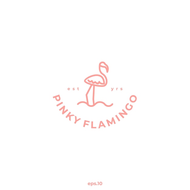 roze flamingo elegant