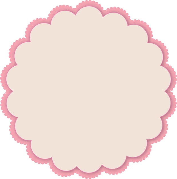 Roze Frame in Vintage Vector Illustratie Eps10