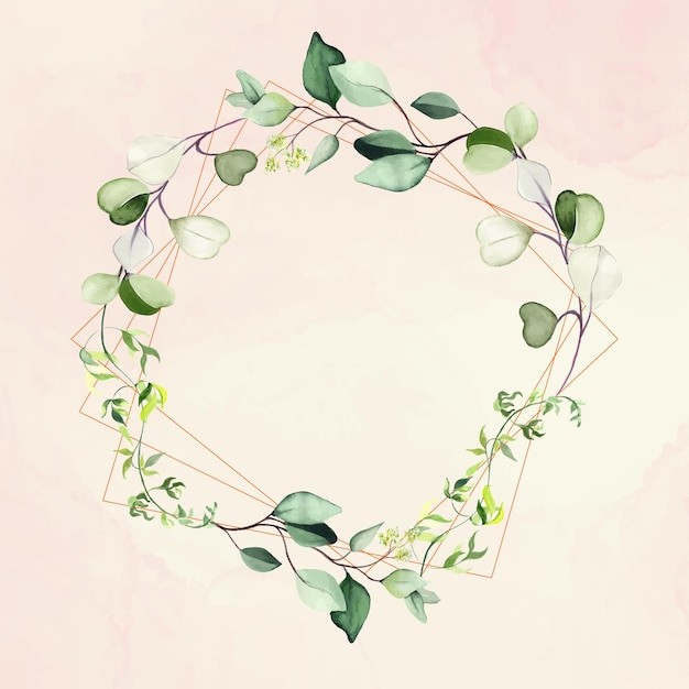 Vector roze groene kleurrijke bruiloft uitnodiging achtergrond multifunctionele kaart gratis vector