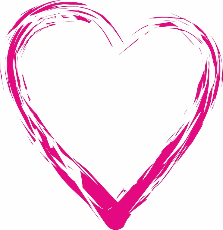Vector roze hart