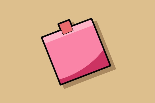 roze kleverige aantekeningen of notitieboek