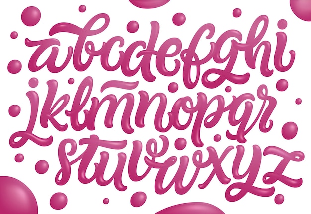 Vector roze letters die tm in roze zeggen