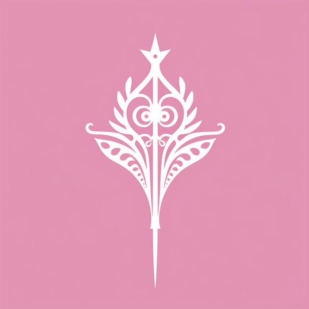 Roze logo-ontwerp