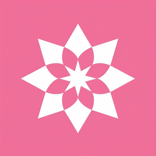 Roze logo-ontwerp