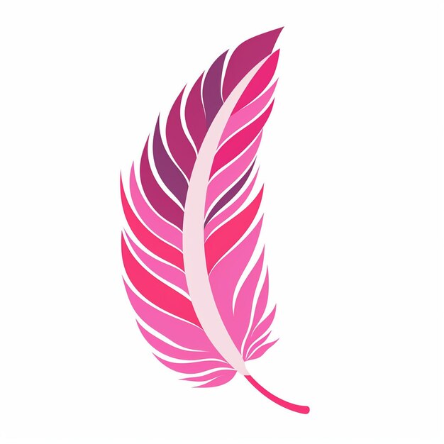 Vector roze logo-ontwerp