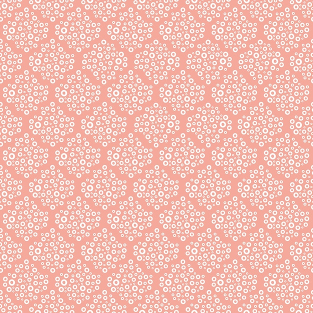 Roze Marokkaanse tegels en bubbels naadloos patroon