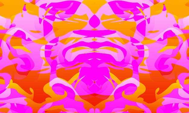 Roze, paarse en oranje surrealistische stijl, marmeren textuur achtergrond vector, kleurrijke achtergrond