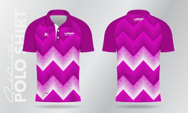 Vector roze patroon en achtergrond voor sublimatie polo sport trui sjabloon ontwerp