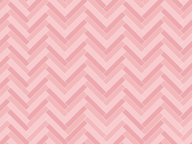 Roze Visgraat Naadloze Patroon Herhalende Vector Vloertegel Achtergrond