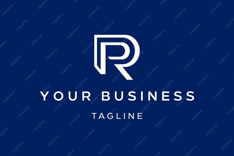 Premium Vector | Rp logo design