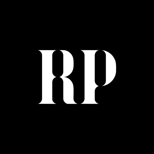 ロゴのデザイン: RP 文字 ロゴの設計: RP 大文字ロゴのデザイン RP RP