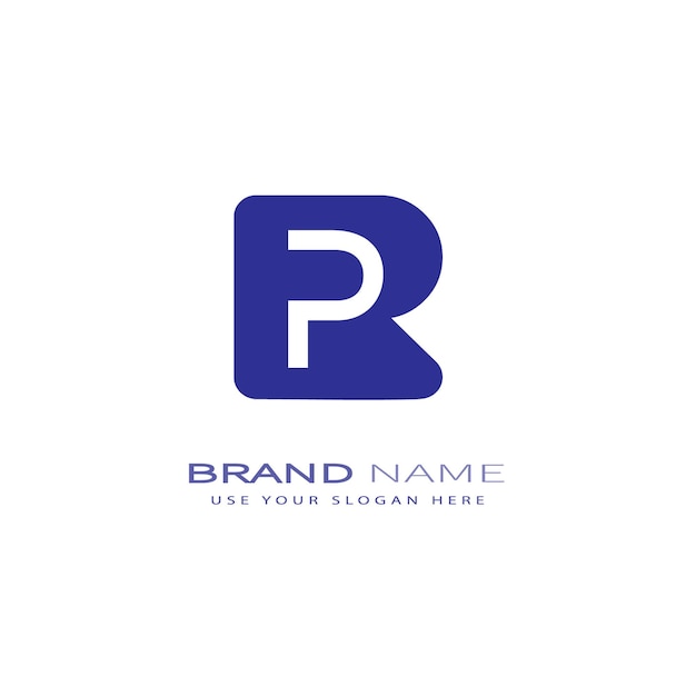 Rp279 letter rp logo design