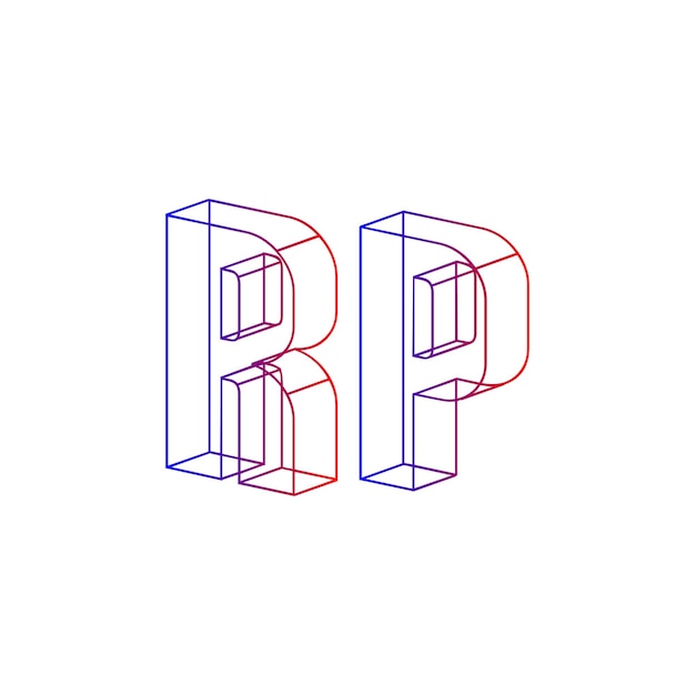 Vector rpwz minimalist logo