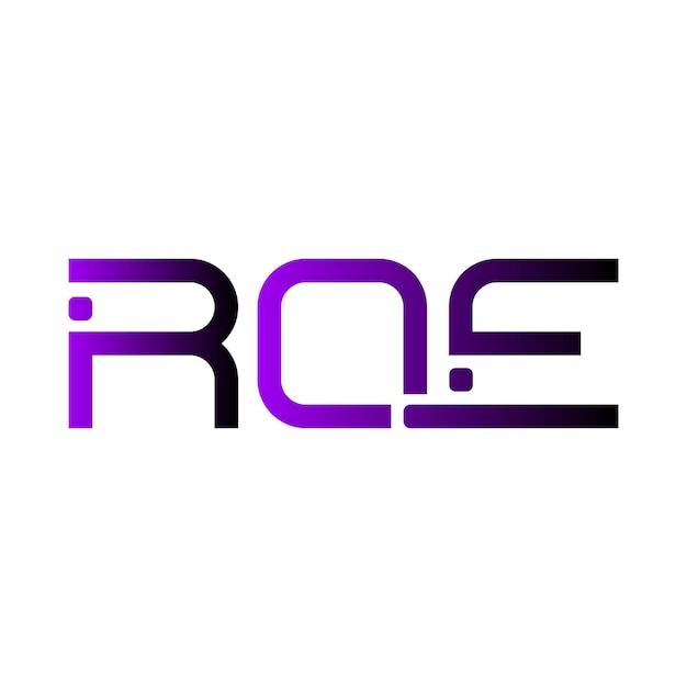 Логотип RQE абстрактная типография простой современный минимальный векторный дизайн