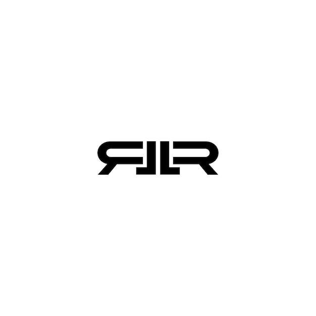 Vector rr monogram logo design