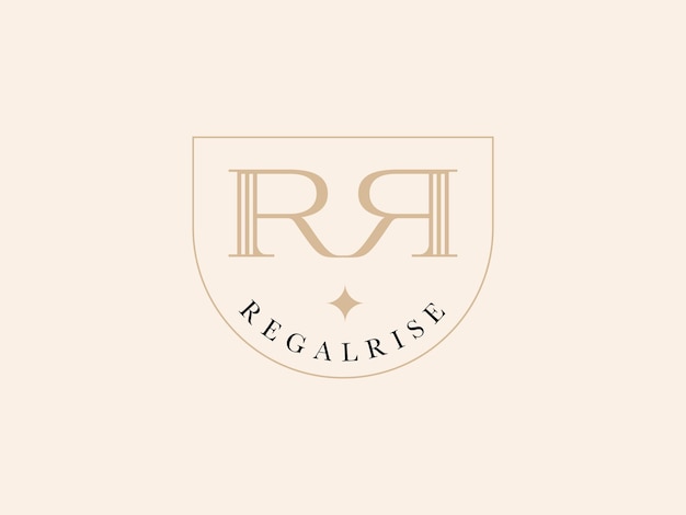 RR Regal Rise Lady Preneur logo sjabloon